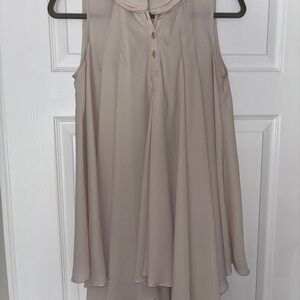 Joseph Ribkoff Taupe Sleeveless Blouse